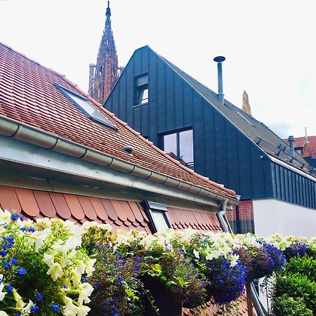 Le Carre D Or Appartement Terrasse Vue Cathedrale Страсбург Екстериор снимка